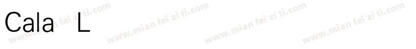 Cala Light字体转换
